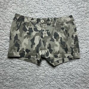 Bebop Shorts Womens 5 Micro Y2K Camouflage Low Rise Streetwear Camo Party Night